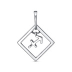 Подвеска из серебра 925 пробы 53013012-9 — Красная Пресня