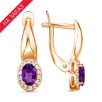 Серьги из серебра 925 пробы 33110223ДАм — Красная Пресня