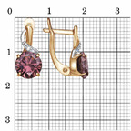 Серьги из серебра 925 пробы 33814949Д16 — Красная Пресня