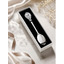 Серебряная именная чайная ложка с буквой "Ж", серебро 925 пробы, в подарочной коробке