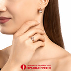 Серьги из серебра 925 пробы 33817151Д — Красная Пресня
