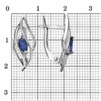 Серьги из серебра 925 пробы 33815328Пл4 — Красная Пресня