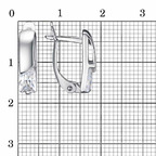 Серьги из серебра 925 пробы 33815206Пл — Красная Пресня