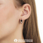Серьги из серебра 925 пробы 33112991ДГр — Красная Пресня
