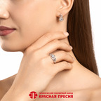 Серьги из серебра 925 пробы 33817150Д — Красная Пресня
