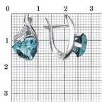 Серьги из серебра 925 пробы 33714768Д14 — Красная Пресня