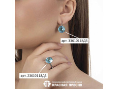 Серьги из серебра 925 пробы 33610118Д3 — Красная Пресня