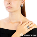 Серьги из серебра 925 пробы 33012798 — Красная Пресня