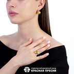 Серьги из серебра 925 пробы 3382205Д11 — Красная Пресня