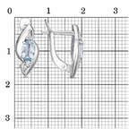 Серьги из серебра 925 пробы 33114298ДТг — Красная Пресня