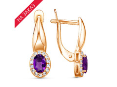 Серьги из серебра 925 пробы 33110223ДАм — Красная Пресня