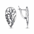 Серьги из серебра 925 пробы 33016166-5 — Красная Пресня