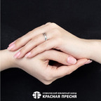 Кольцо из серебра 925 пробы 23110082ДТр — Красная Пресня