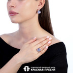 Серьги из серебра 925 пробы 3382205Д6 — Красная Пресня