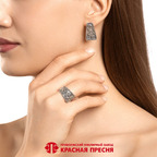 Серьги из серебра 925 пробы 33017186 — Красная Пресня