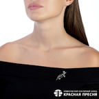 Брошь из серебра 925 пробы 13813638 — Красная Пресня