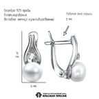 Серьги из серебра 925 пробы 33315842Пл — Красная Пресня