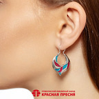 Серьги из серебра 925 пробы 33016134Пл8 — Красная Пресня