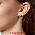 Серьги из серебра 925 пробы 33016806 — Красная Пресня