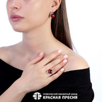 Серьги из серебра 925 пробы 3382205Д18 — Красная Пресня
