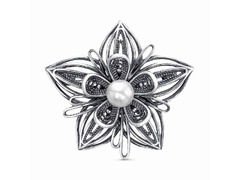 Брошь из серебра 925 пробы 13613686 — Красная Пресня