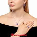 Серьги из серебра 925 пробы 3381637ДП6 — Красная Пресня