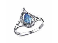 Кольцо из серебра 925 пробы 23816084-3 — Красная Пресня
