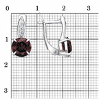 Серьги из серебра 925 пробы 33110162ДГр — Красная Пресня