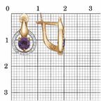 Серьги из серебра 925 пробы 33113837ДАм — Красная Пресня