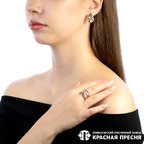 Кольцо из серебра 925 пробы 23012833-5 — Красная Пресня