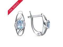 Серьги из серебра 925 пробы 33111402ДТг — Красная Пресня