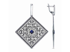 Серьги из серебра 925 пробы 33815254-4 — Красная Пресня