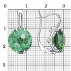Серьги из серебра 925 пробы 3382205Д14 — Красная Пресня