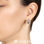 Серьги из серебра 925 пробы 33111402ДТр — Красная Пресня