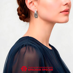 Серьги из серебра 925 пробы 33017694 — Красная Пресня