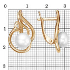 Серьги из серебра 925 пробы 33314435 — Красная Пресня