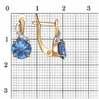 Серьги из серебра 925 пробы 33814949Д14 — Красная Пресня