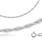 Цепь из серебра 925 пробы КТ6б — Красная Пресня
