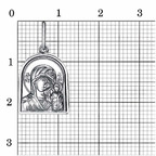 Подвеска из серебра 925 пробы 53014700К — Красная Пресня