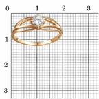 Кольцо из серебра 925 пробы 23815065 — Красная Пресня