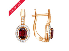 Серьги из серебра 925 пробы 33111189ДГр — Красная Пресня