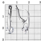 Серьги из серебра 925 пробы 33814210 — Красная Пресня