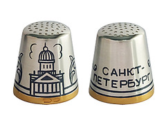 Наперсток «Санкт-Петербург» — серебро 925 пробы