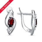 Серьги из серебра 925 пробы 33114298ДГр — Красная Пресня