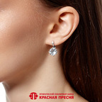 Серьги из серебра 925 пробы 3312715Гх — Красная Пресня