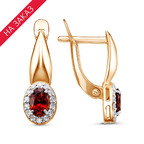 Серьги из серебра 925 пробы 33110223ДГр — Красная Пресня