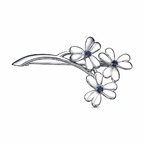 Брошь из серебра 925 пробы 13814898Пл4 — Красная Пресня