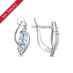 Серьги из серебра 925 пробы 33114298ДТг — Красная Пресня