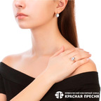 Серьги из серебра 925 пробы 33812371 — Красная Пресня