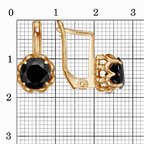 Серьги из серебра 925 пробы 335137-1 — Красная Пресня
